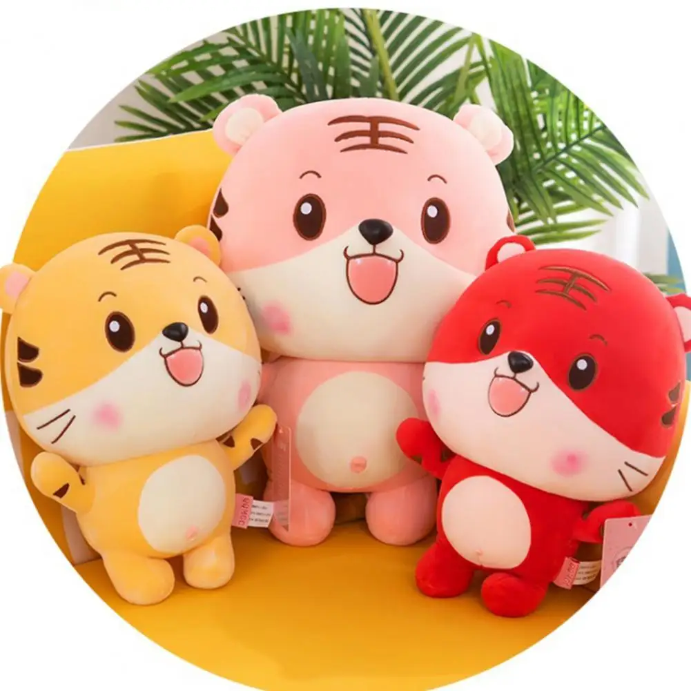 

Stuffed Plush Tiger Smell-less Useful No Deformation Stuffed Tiger Plush Pillow