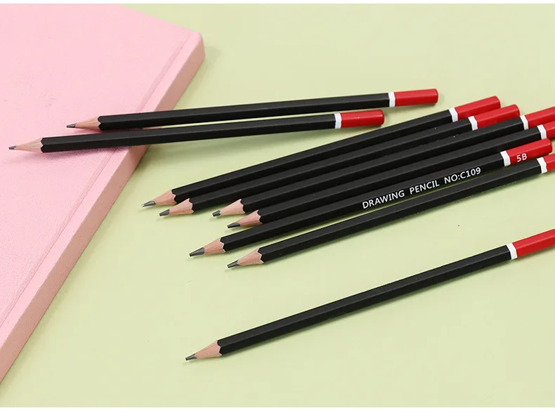 30Pcs Sketch Painting Set With Iron Box Stuends Sketch Drawing Pencils Charcoal Earser Extender Utility Knife Stationery Set