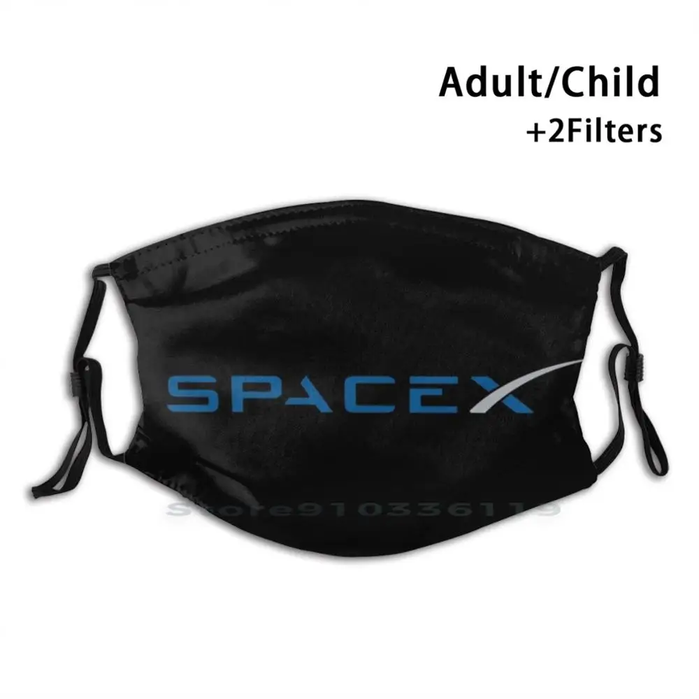 

Многоразовая маска с принтом Space X Team, маска для лица с фильтром Pm2.5, детская маска с рисунком арбуза мускусного, вы здесь, Paypal, Трамп, Google, Джеф...