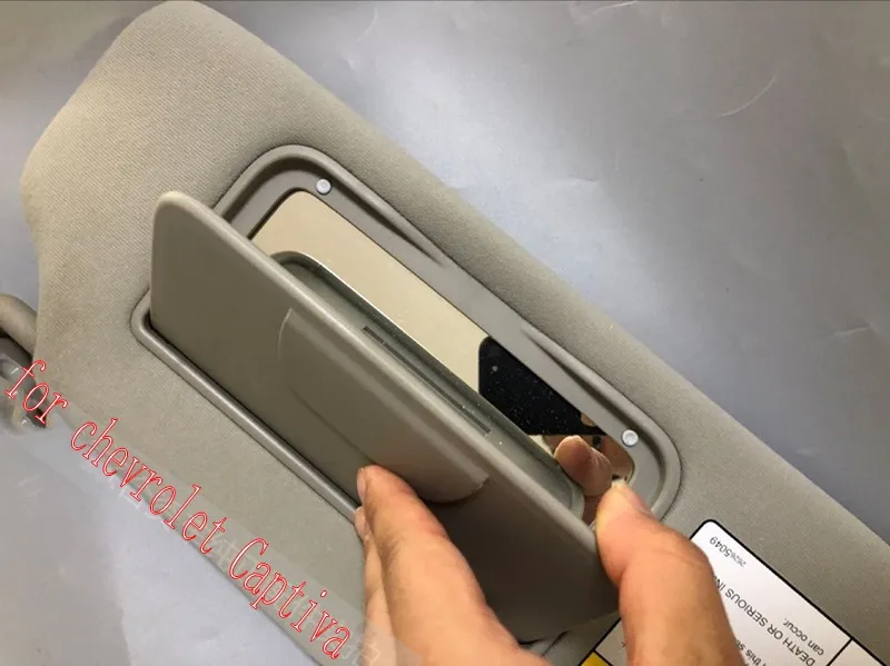 QDAEROHIVE car sun visor for chevrolet Captiva with a make-up mirror Barndoor Sunshade gray | Автомобили и мотоциклы