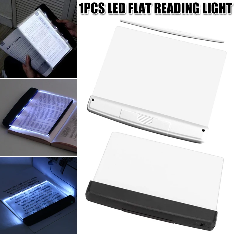 

Flat Plate LED Book Light Reading Night Light Portable Travel Dormitory Desk Lamp Eye Protect For Bedroom LAD-sale