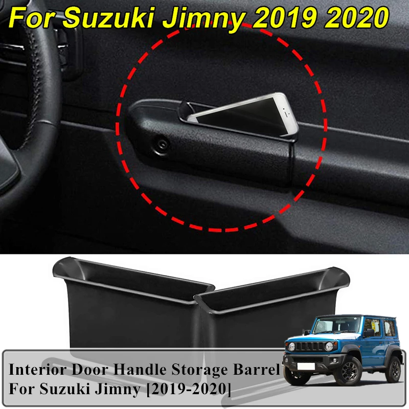 

Door Handle Storage Box Jimny 2019 2020 For Suzuki Jimny Interior Door Handle Storage Barrel Jimny Car Storage Plastic Box