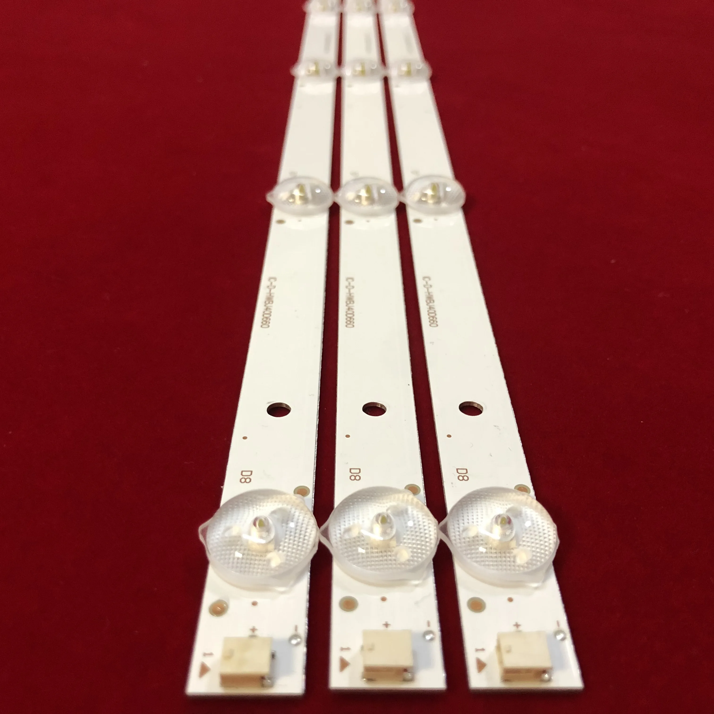 

30шт светодиодная лента подсветки для TZLP151KFCA2 V400HJ9-MD1 V400HJ9-MD2 IC-D-HWBJ40D660 TX-40FS503E TX-40FS503B TX-40ESW504