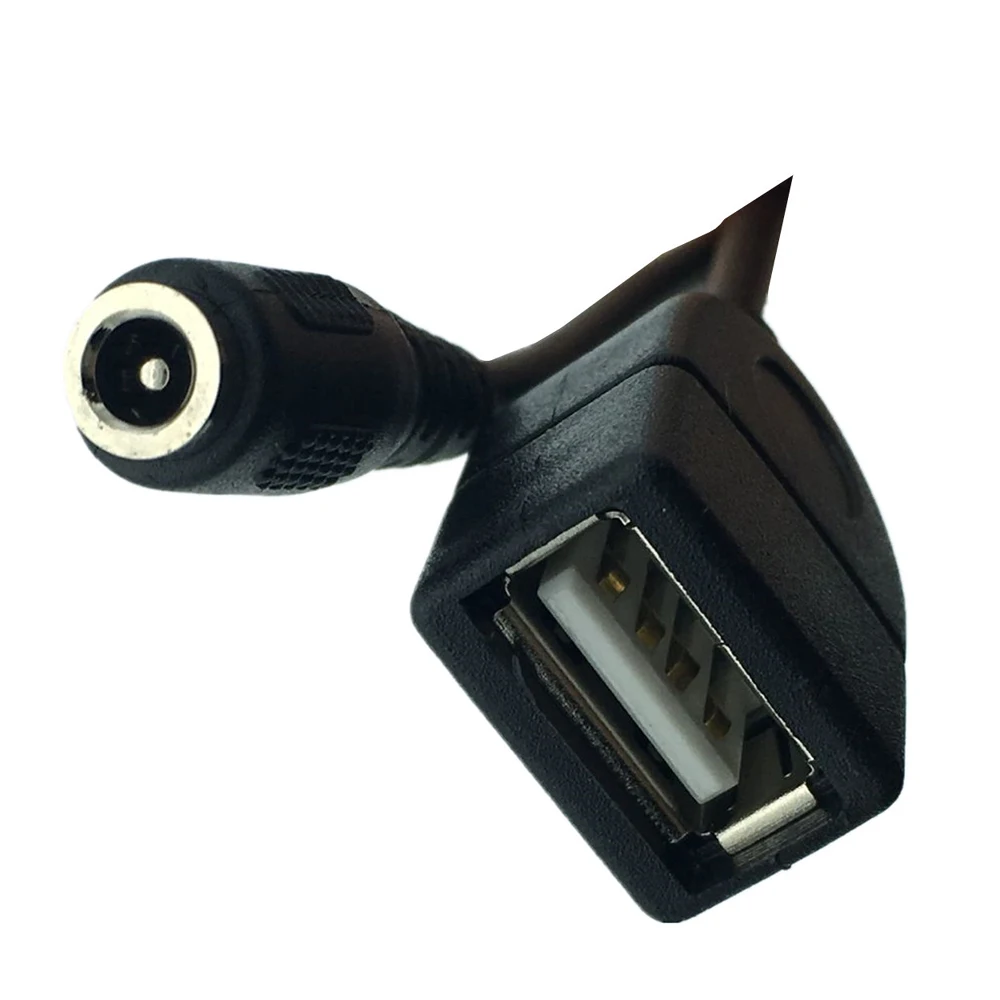 

USB A Female to 3.5*1.35mm Power Charge Connector Adapter 0.25m