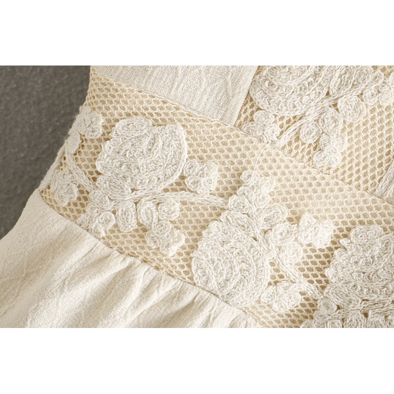 Женский кружевной комбинезон с V-образным вырезом | Женская одежда