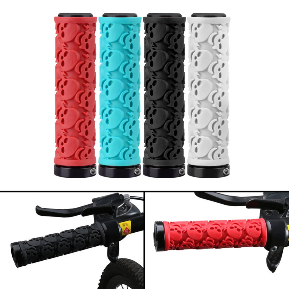 1 пара рукоятки для велосипеда ручки резные облегченные износостойкие резиновые