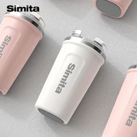 simita coffee tumbler stainless steel mug thermos ice cup thermal beer water bottle with lid thermocup travel tritan garrafa