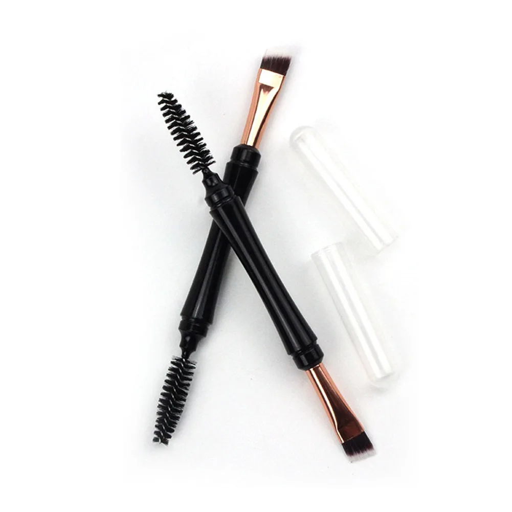 

1PC Multifunctional Double-End Makeup Brush Eyebrow Eyeshadow Eyelash Curler Makeup Brush Eyes Cosmetic Pen Tool