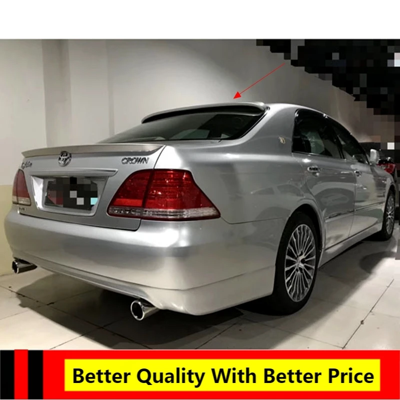 

EPFBSQP для Toyota Crown 2005-2009, задний спойлер на крышу, высококачественный ABS материал, грунтовка, цвет, автомобильный украшение в виде хвостового кр...