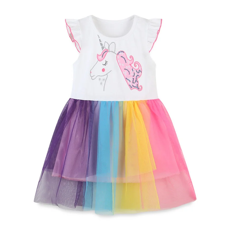 

Summer Unicorn Dress for Kids Girls Clothes New Princess Dresses Cute Party Kids Dress Unicorn Costume Girls Dresses