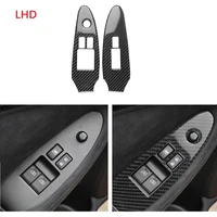 fit for nissan 370z z34 2009 up driver passenger side door control panel sticker window lifter switch panel cover trim lhd rhd