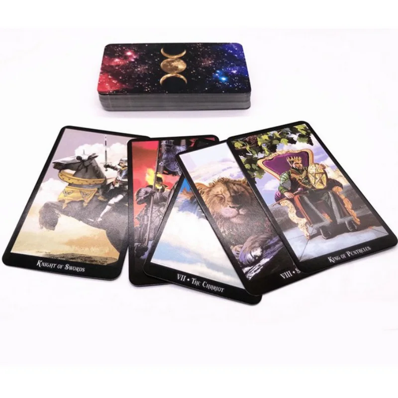 Колода ведьмы Таро карты 103*60 мм в общей сложности 78 листов для начинающих и