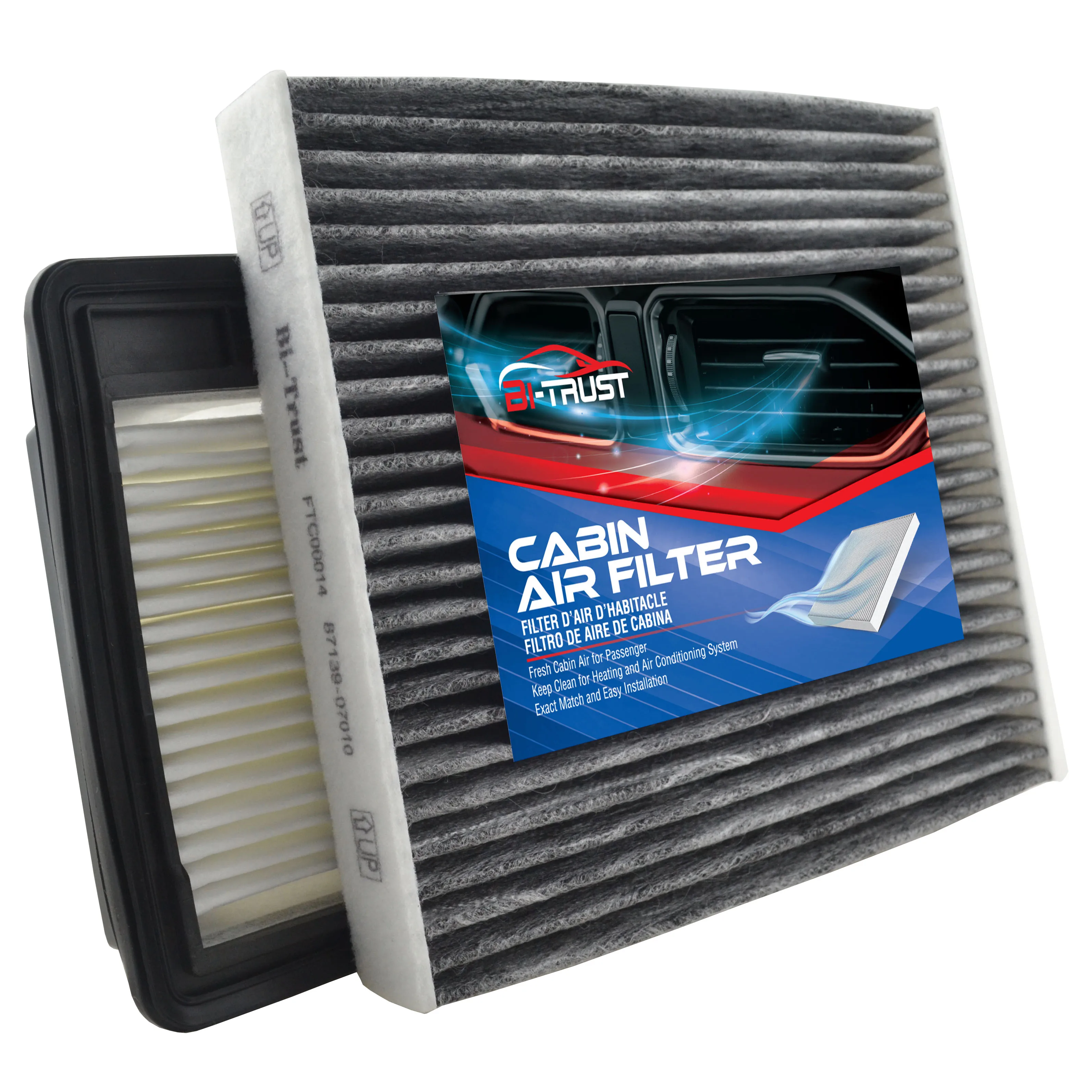 Bi-Trust воздушный фильтр двигателя и салона для Honda CR-Z 2011-2016 CF11182 CA11041 17220-RTW-000 80291-T5R-A01 -
