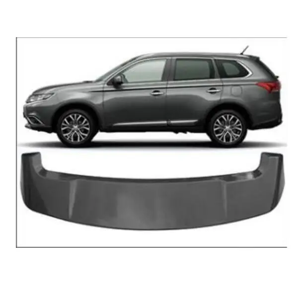 Серый ABS Краски Автомобиля Заднее Крыло багажника выступ Спойлеры для Mitsubishi Outlander - Цвет: Серый