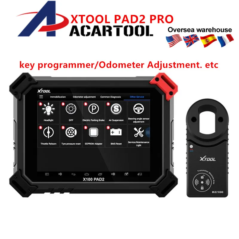 XTOOL X100 PAD2 PRO автоматический ключ программист одометр коррекция инструмента OB2 автомобильный диагностический инструмент со специальными функциями