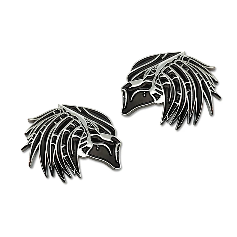 Металлическая Эмблема хищника для левого лица стайлинга автомобиля боковой
