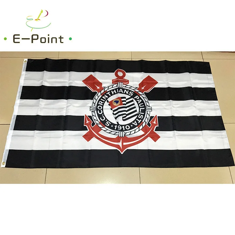 Бразильский спортивный клуб Corinthians Paulista 3 фута* 5 футов(90*150 см) размер рождественские украшения для домашнего флага баннер Тип B подарки