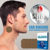 10 pcsset tinnitus treatment ear patch herbal extract ear pain relief hearing loss protection stickers