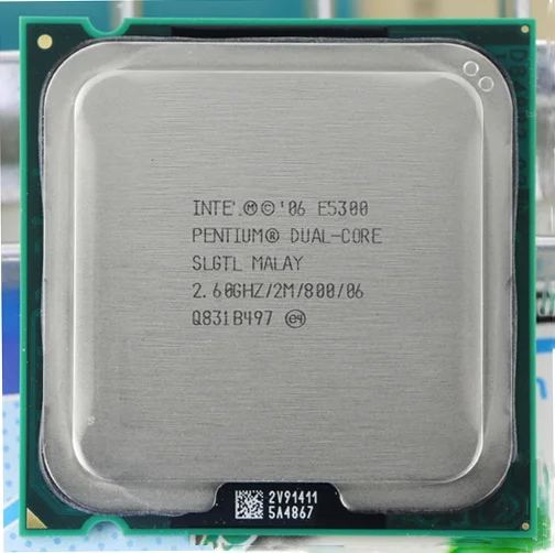 Двухъядерный процессор Intel Pentium E5300(2,6 ГГц/2 м/800 ГГц) разъем 775