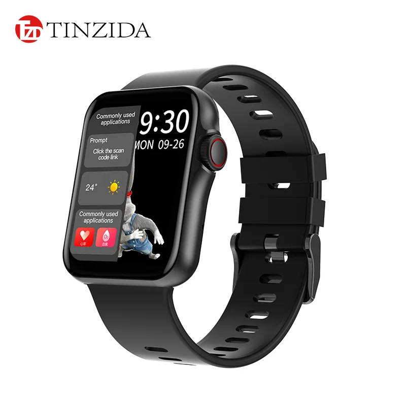 

Смарт-часы Tinzida с Bluetooth-вызовом 1,69 дюйма, HD-экран, боковая кнопка, ручка, пользовательские часы, мониторинг состояния здоровья, умные часы для ...