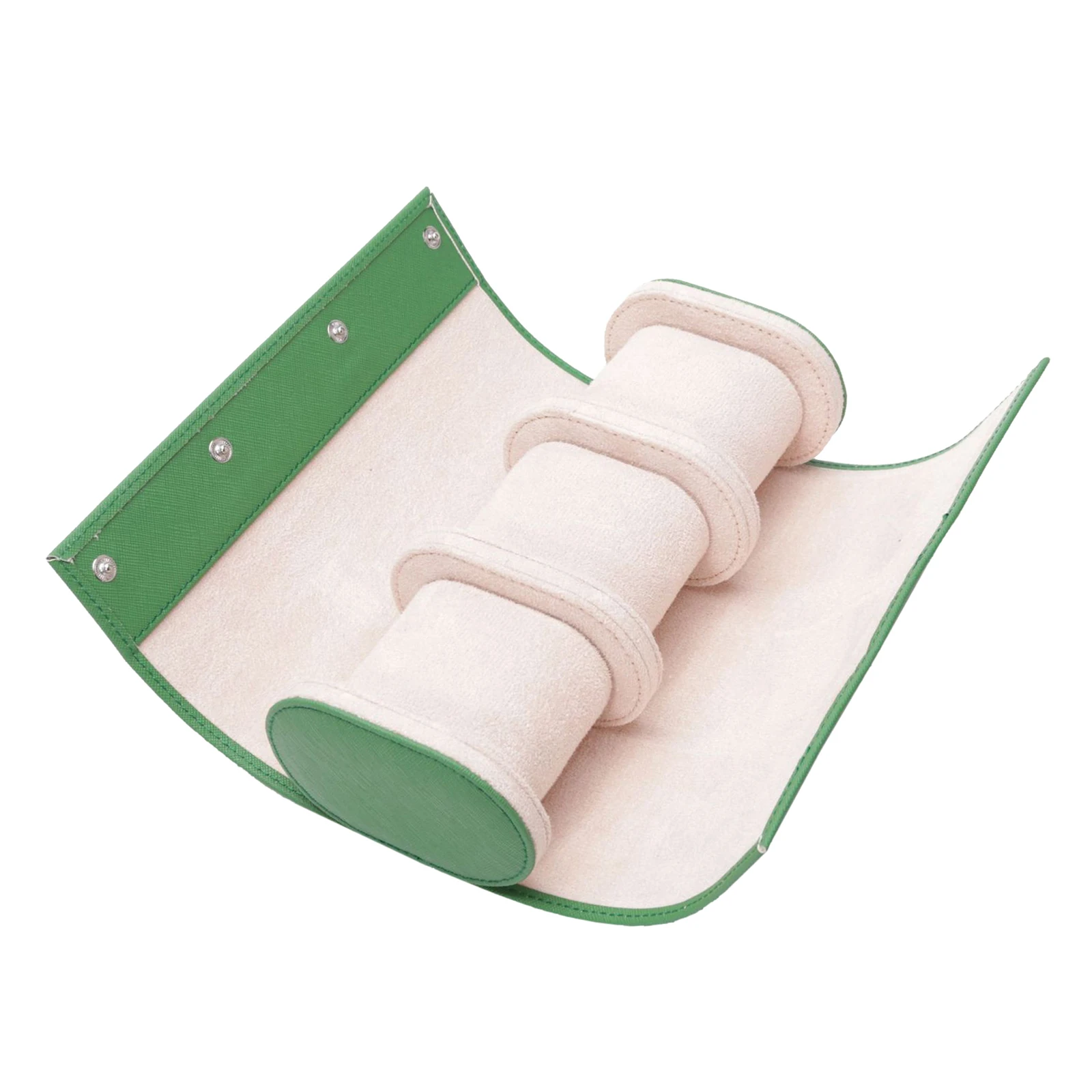 3 слота Портативный PU кожаная коробка для часов рулон хранения Организатор