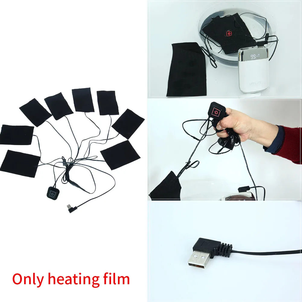 Зимний Открытый USB Аксессуары Одежда грелку куртка теплый тепловой