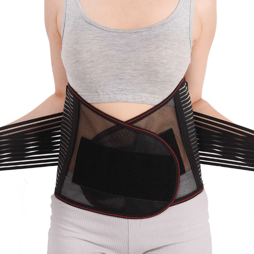

Пояс унисекс из эластичной дышащей сетки для коррекции осанки и поясницы, размеры XXXL
