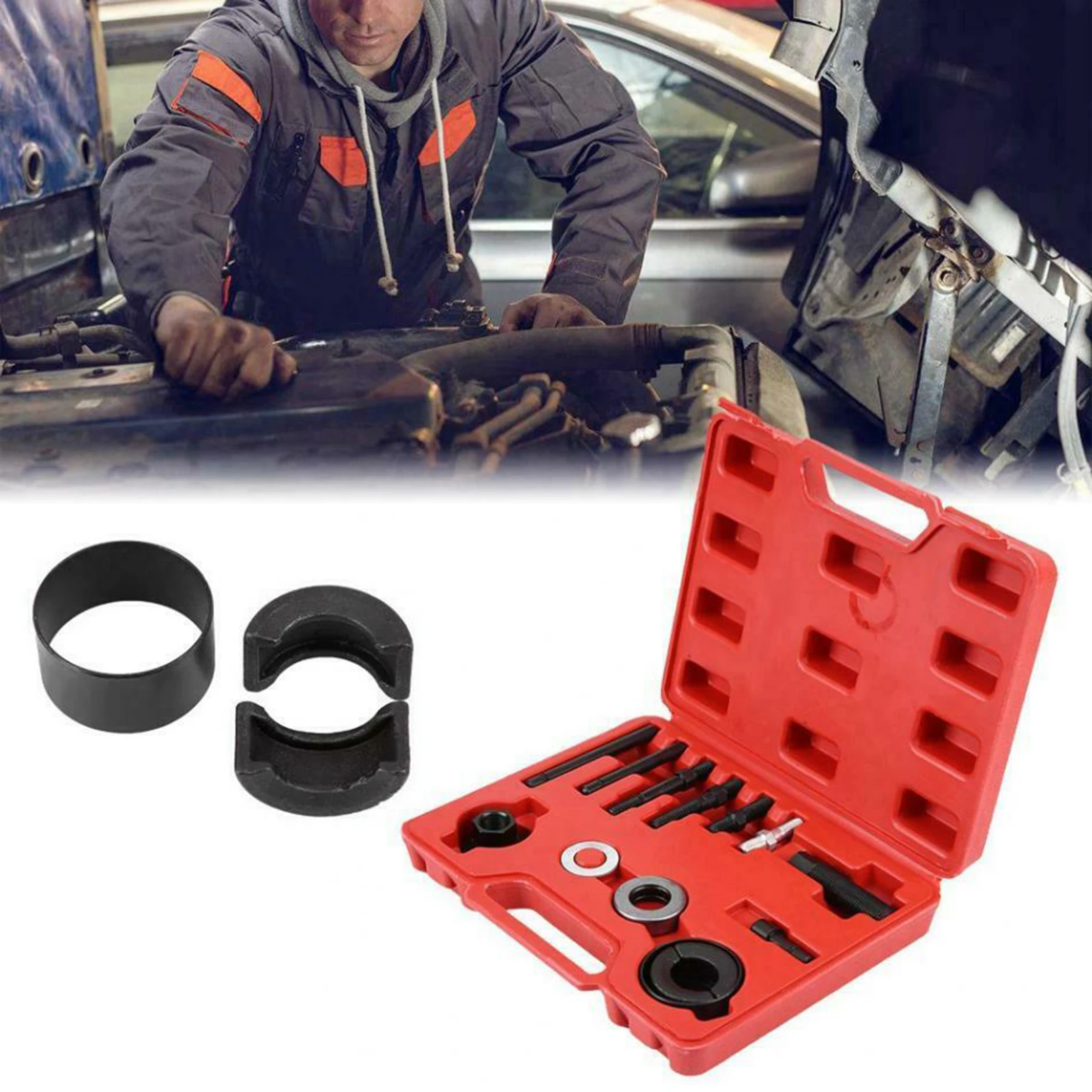 

Alternator Pulley Remover Removal Puller Pry Auto Repair Tool Installer Kit Anti-rust Automobiles Garage Tools Removal Multitool