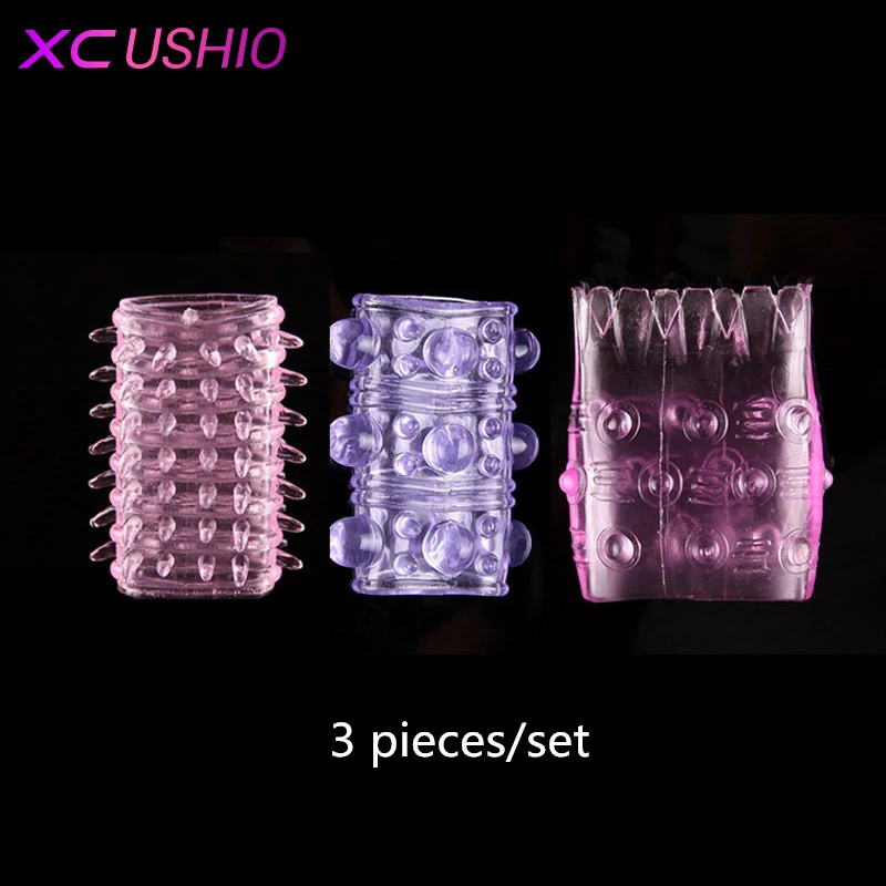 Регулируемое Силиконовое кольцо для пениса 3 шт./компл. рукав сверхдешевая