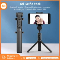 original xiaomi foldable tripod monopod selfie stick bluetooth with wireless button shutter selfie stick for iosandroidxiaomi
