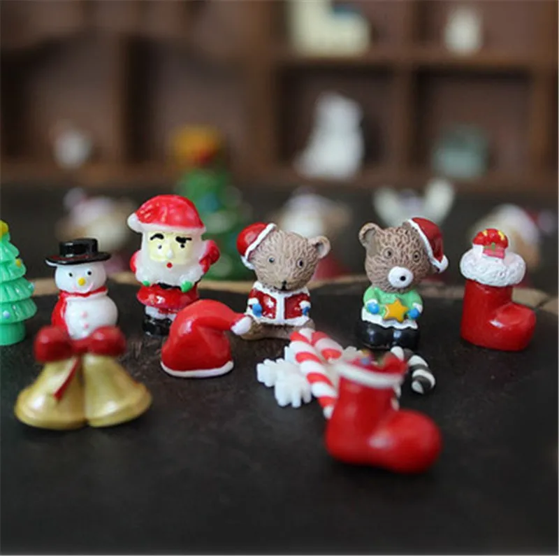 Миниатюрный Кукольный домик Рождественская елка снеговик Подарочная коробка