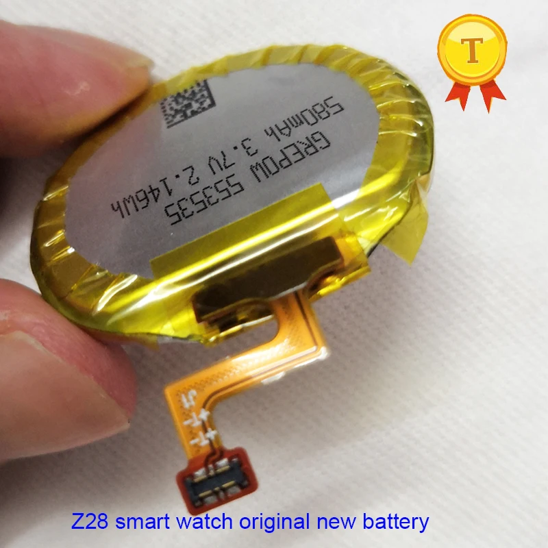 580 мАч емкость для z28 4G LTE смарт часы телефон часы наручные часы saat Замена 3,7 в зарядка часы батарея