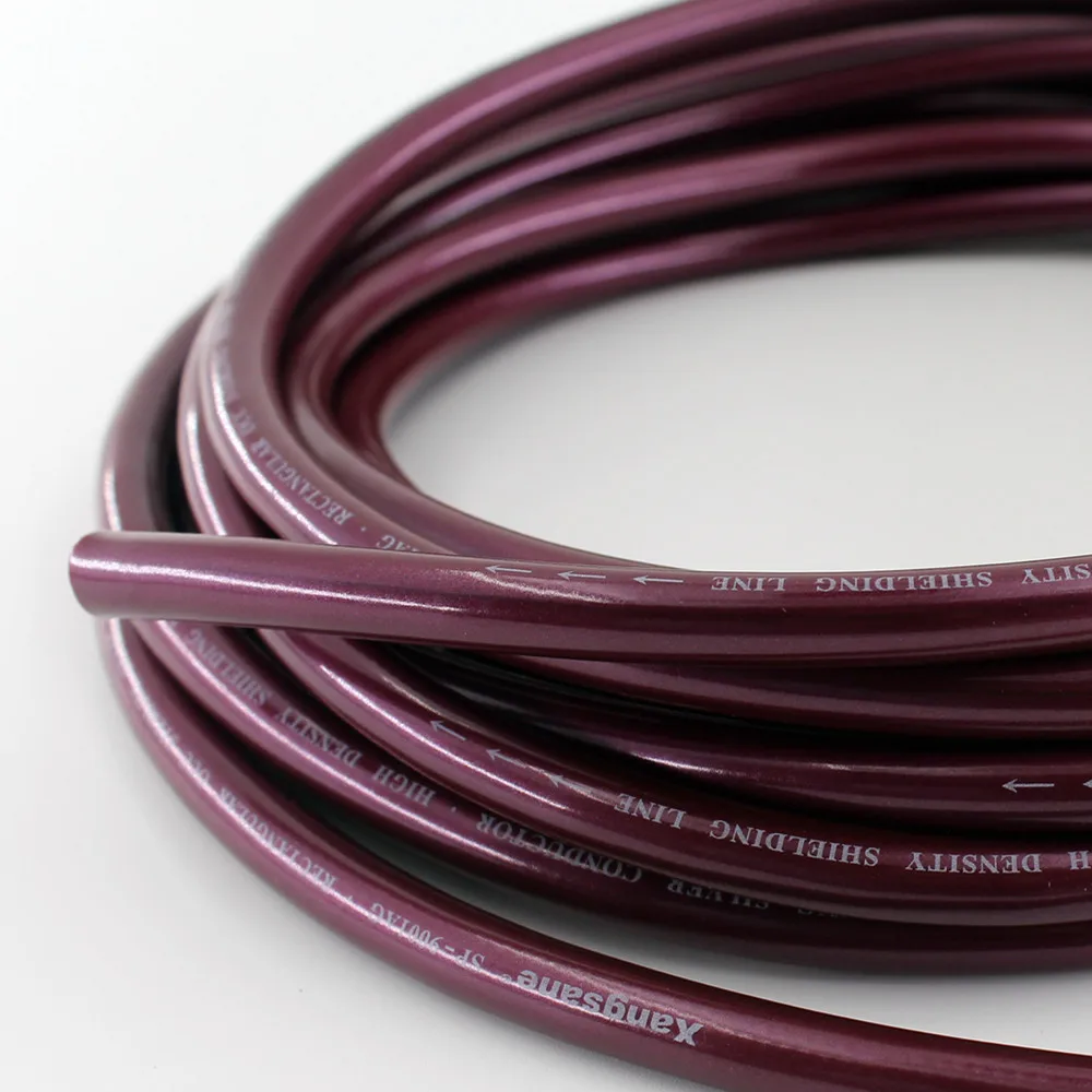 Hi-Fi чистое серебро OCS + посеребренный 3-жильный динамик усилитель Мощность аудио