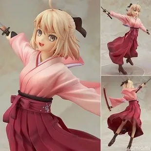 Экшн-фигурки из игры Fate Grand Order фигурки Okita Souji Cherry Sakura Saber Коллекционная модель ПВХ