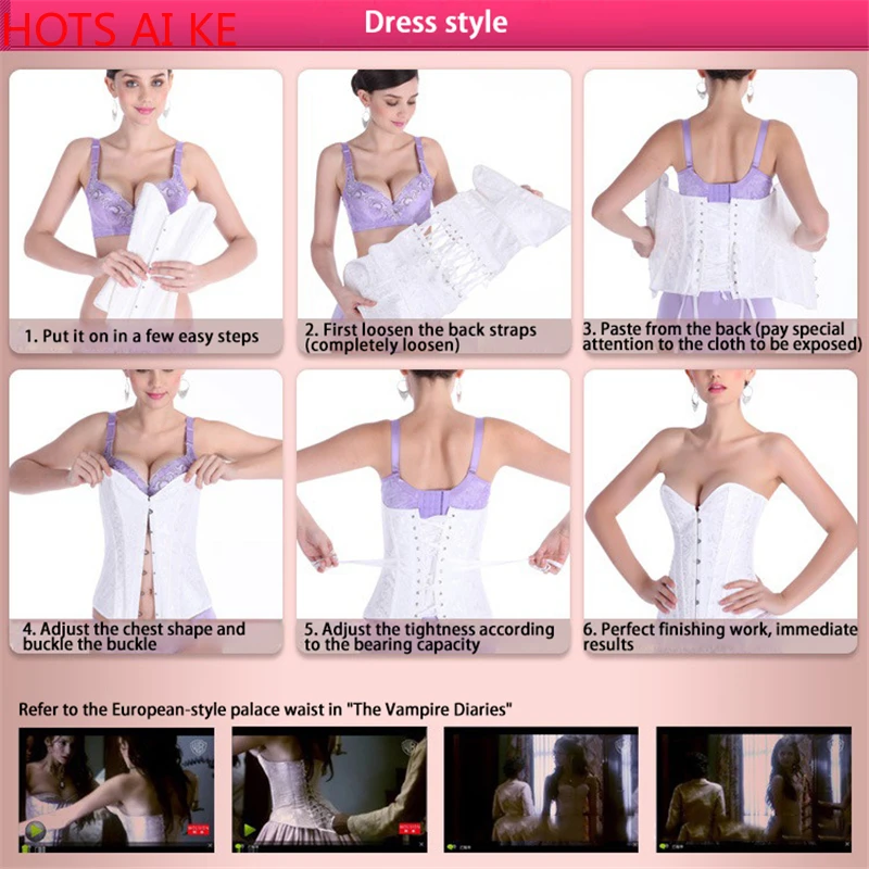 

Black Shapewear Lingerie Set European And American Court Corset Lace Sexy Clothing Dance Party Evening Dress