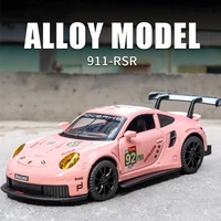 132 porsche 911 rsr sports track car alloy car diecasts toy vehicles metal toy car model high simulation collection kids toys