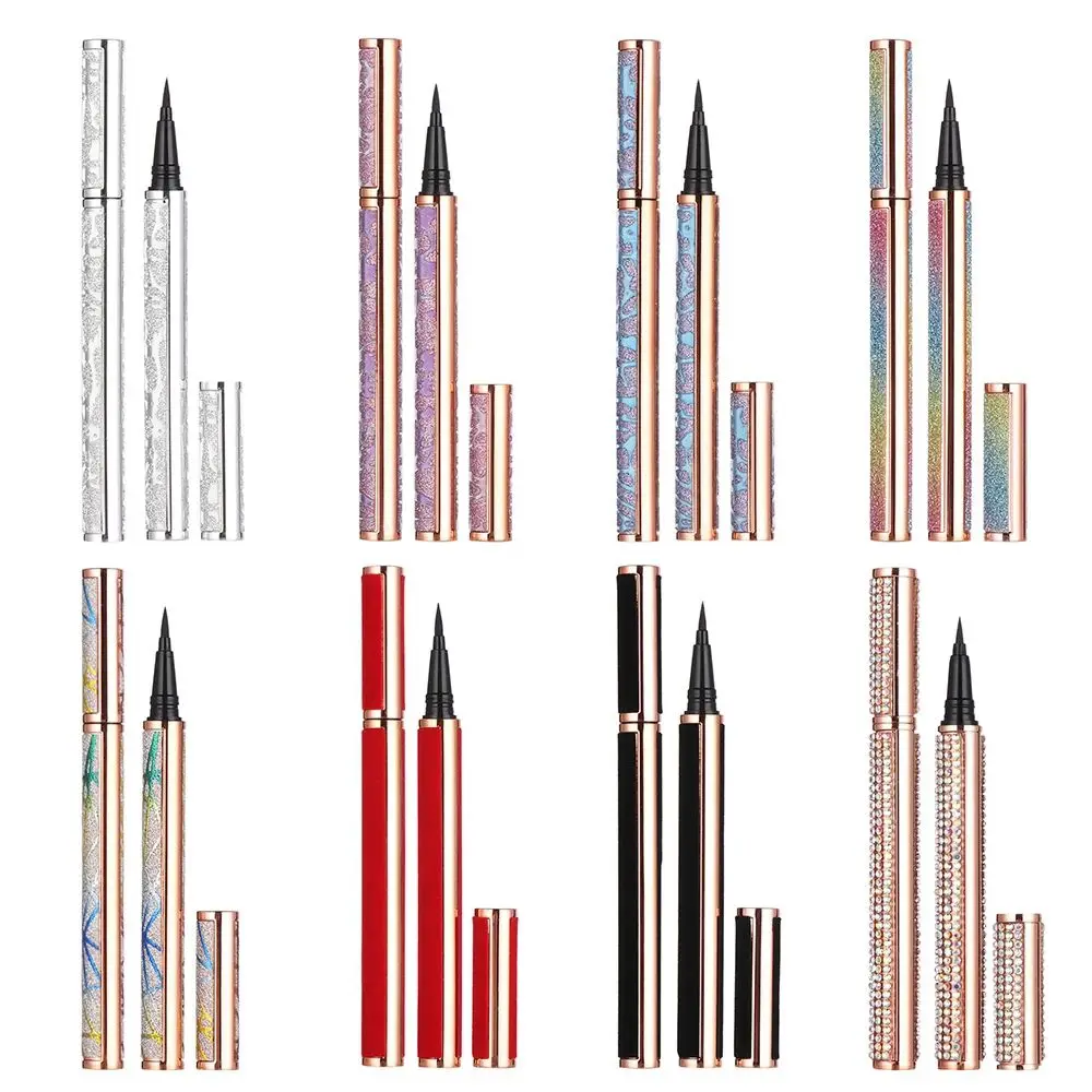 Lasting Diamond Makeup Tools Magic Eye Liner Pencil 2 in 1 Lash Eyeliner Sticky Eyelashes Self Adhesive Pen |