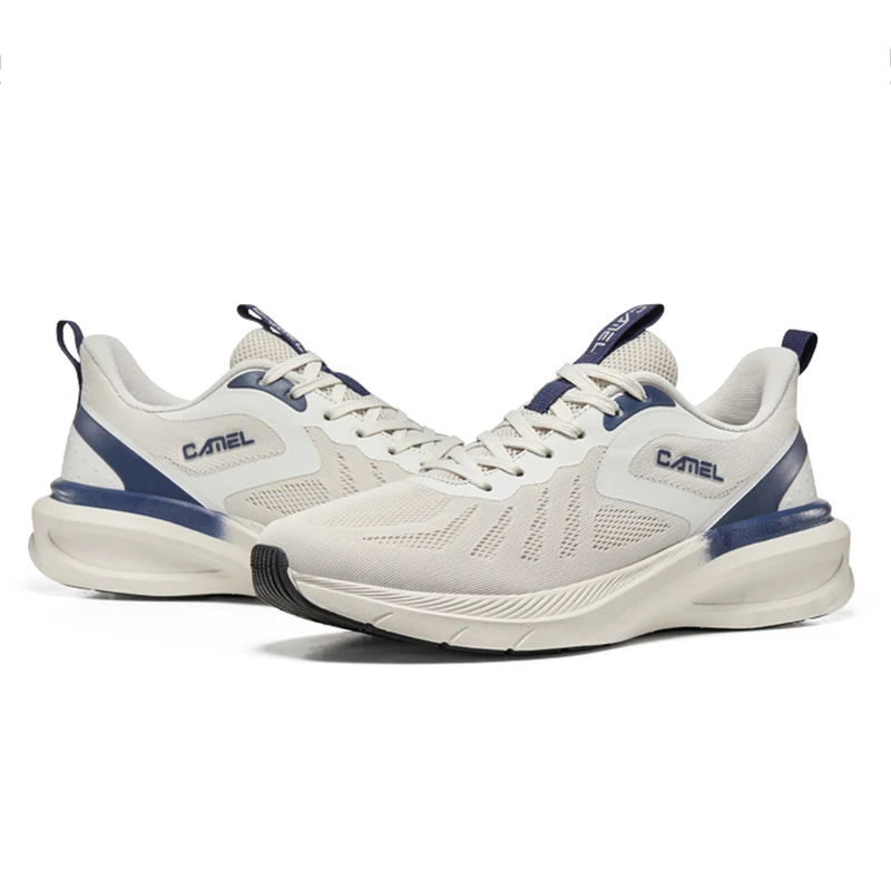 Goldencamel Sports Shoes Men's Sneakers Outdoor Breathable Leisure Running Shoes Lightweight Soft-soled Fitness Jogging Shoes