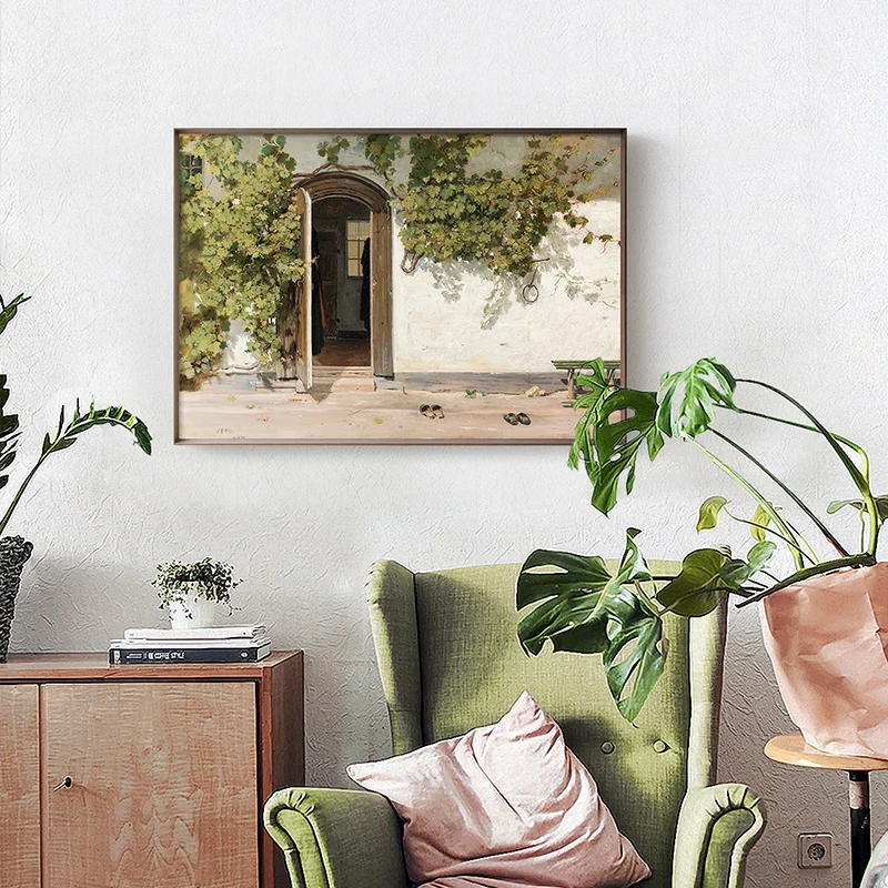 

Vintage Landscape Oil Painting Masterpiece Reproduction Aesthetic Print Poster Canvas Painting Wall Art Pictures Room Home Decor