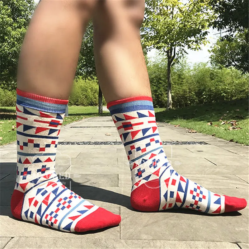 Цветные Смешные носки MYORED 5 цветов мужские хлопковые Новые Популярные Длинные