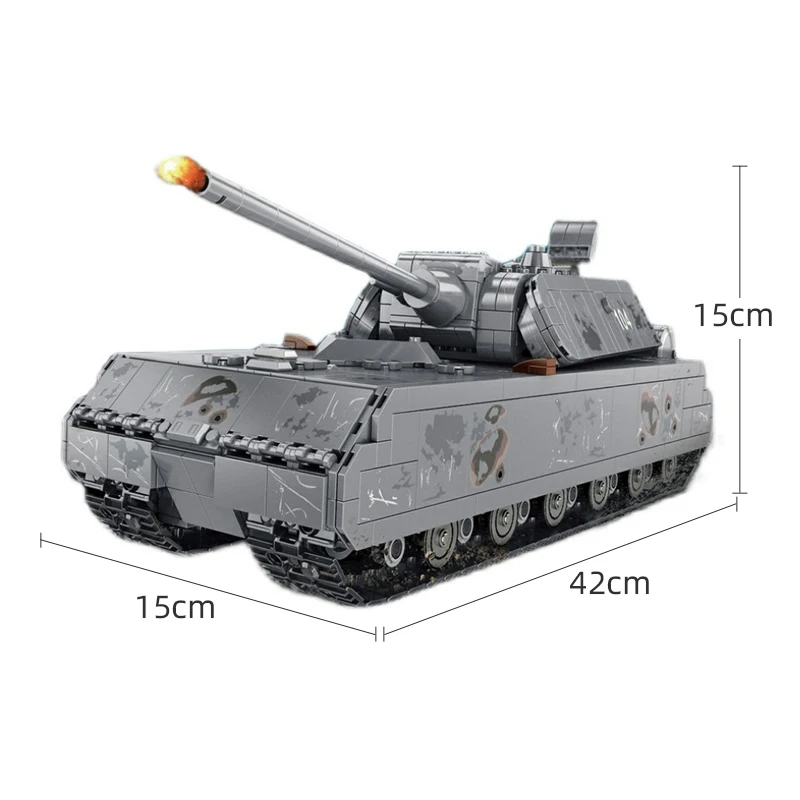 Классический танк VIII Maus MEOA 628009 Германия серия военных танков 2127 шт. | Игрушки и