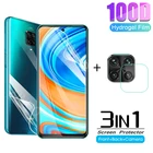 Гидрогелевая пленка 3 в 1 для передней и задней камеры xiaomi redmi Note 9 pro, защита экрана камеры для redmi Note 9pro, не 9 pro, защитная пленка