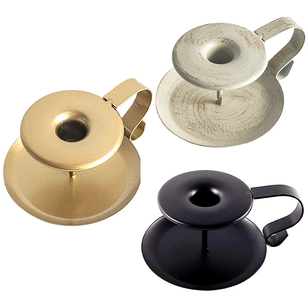 

Подсвечник матовый в стиле ретро, железный подсвечник, 2 шт.