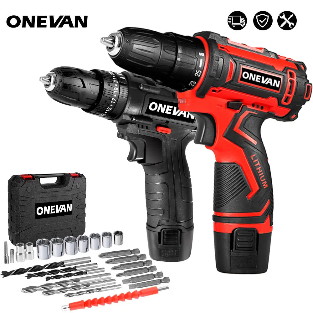 12V Electric Drill Cordless Electric Screwdriver Rechargeable Lithium Battery Cordless Screwdriver Power Tools Mini Hand Drill 10 8v cordless electric drill mini electric screwdriver rechargeable lithium battery electric screw driver power tools