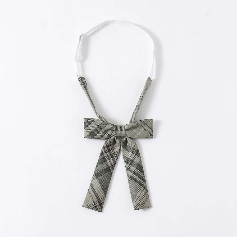 Женская плиссированная юбка в японском стиле клетчатая с высокой талией макарон