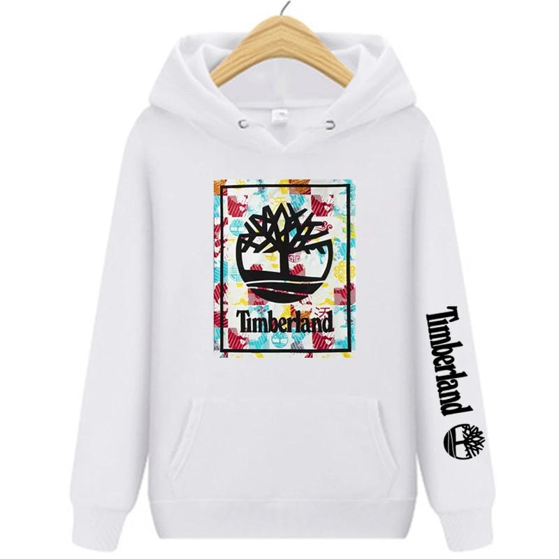 

Men's and Women's Hoodie Fall New 2021 Sportswear Pullovers Black and white 10-color fleece casual sports tops, couple hoodies