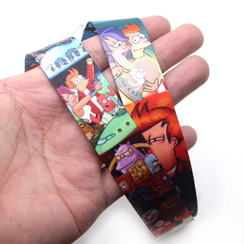 PC129 Futurama бейдж со шнурком ID Lanyards/Мобильный телефон Веревка/ключ нашейные ремешки Ремешки