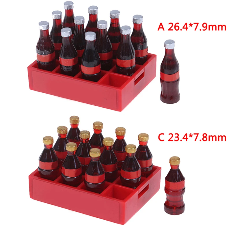 

Аксессуары для кукол, игрушка для девочек, Милая мини-бутылка для напитков колы, миниатюрная модель еды, аксессуары для кукольного домика, м...