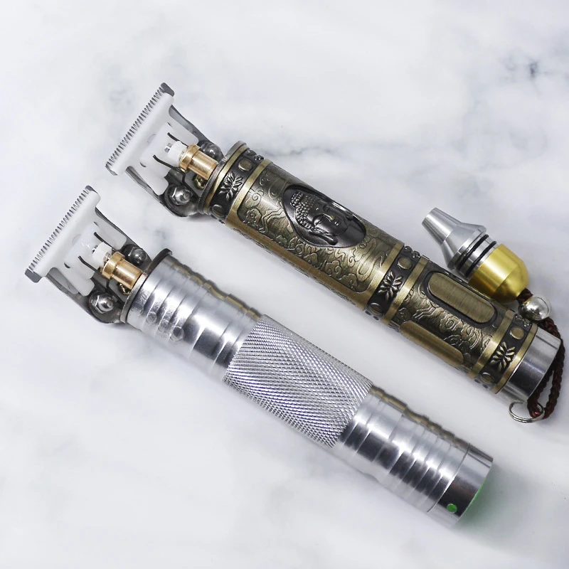 USB режущий цифровой триммер для волос резьба маленькая серебряная трубка медная