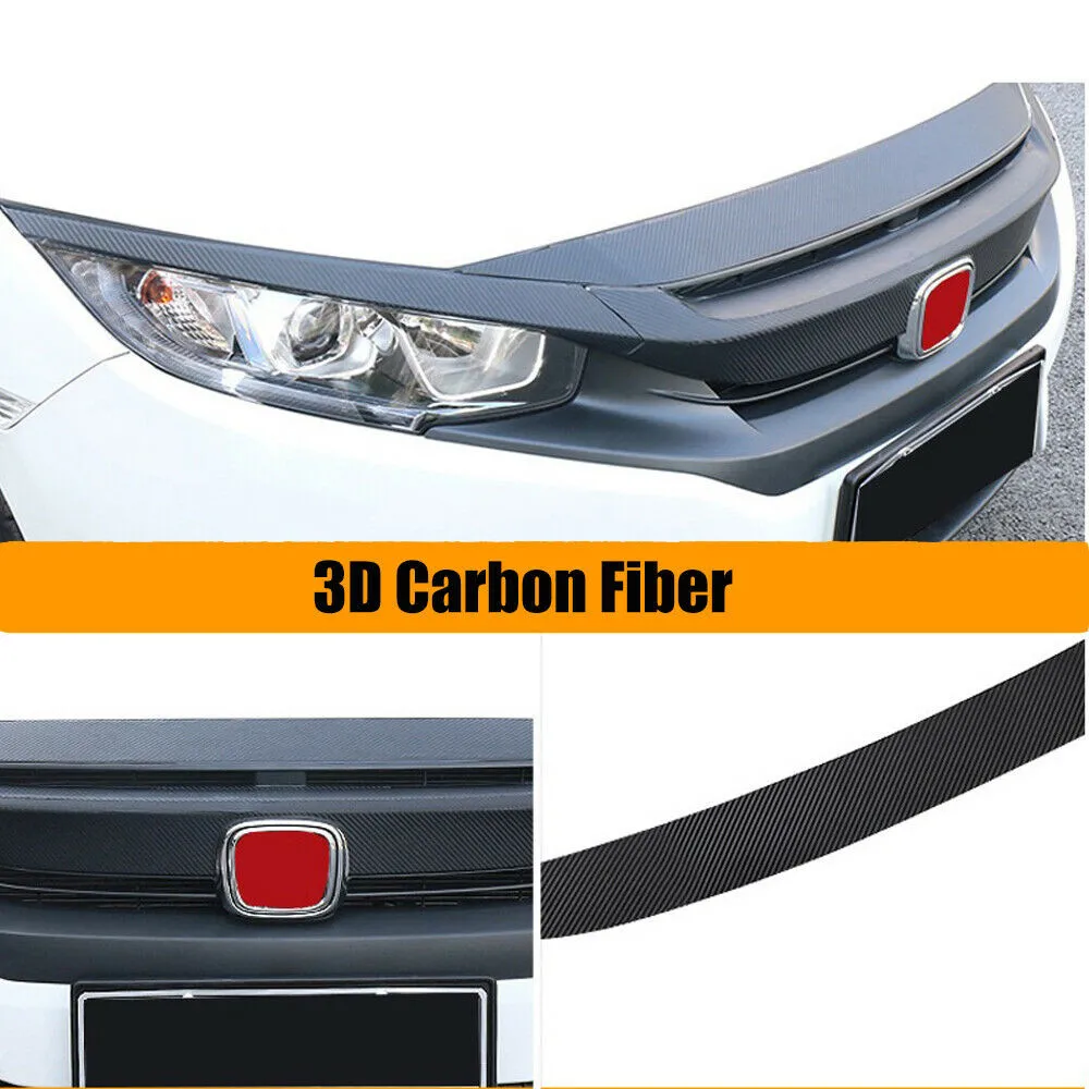 

Sticker For Honda Civic 2016-2019 Grille Decal Body Decor Front Bumper
